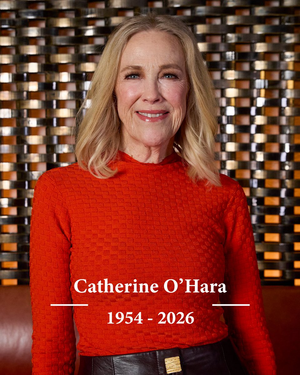 Dreamworks's tweet image. The DreamWorks Animation family is heartbroken over the loss of Catherine O'Hara.  Her legacy will live on not only through her work, but her example of kindness and grace. All of us who had the honor of working with her and knowing her will treasure the times we shared and…