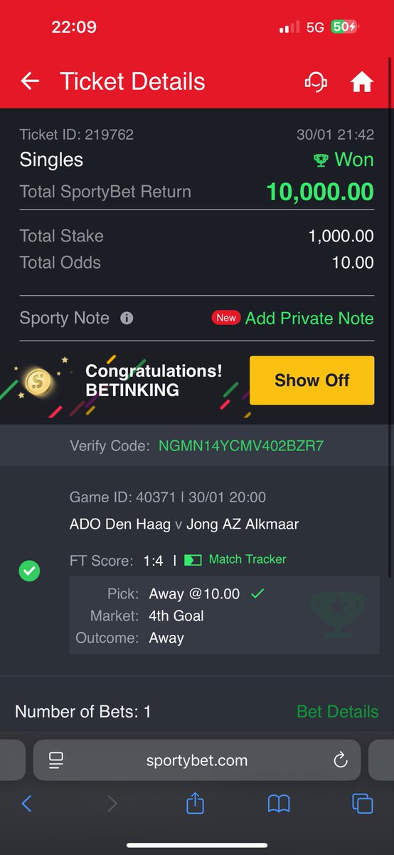 Betinkingcom's tweet image. BETINKING.COM👑
We always drop the best here 💯💯✅✅