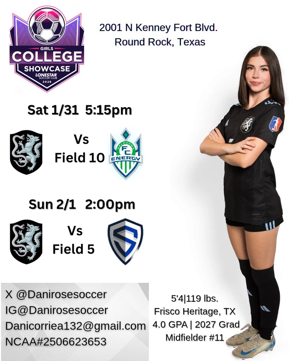 Showcase this weekend! Schedule update for Saturday. #lonestarcollegeshowcase  <a href="/TopDrawerSoccer/">TopDrawerSoccer</a> <a href="/TXHSSOC/">Lethal Enforcer’s Texas HS Soccer</a> <a href="/CollegeIdCamps/">College ID Camps</a> <a href="/S_Uncommitted/">SoccerUncommitted</a> <a href="/ChadOtec/">Chad Otec</a> <a href="/MaxPreps/">MaxPreps</a> <a href="/Hudl/">Hudl</a>