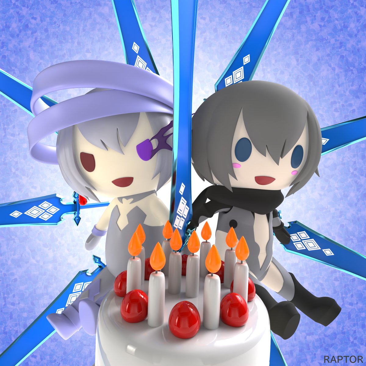 ルミナスセレクター発売&amp;るみさち10周年おめでとう！
ブラック・ディストラクトでケーキ入刀！
#WIXOSS