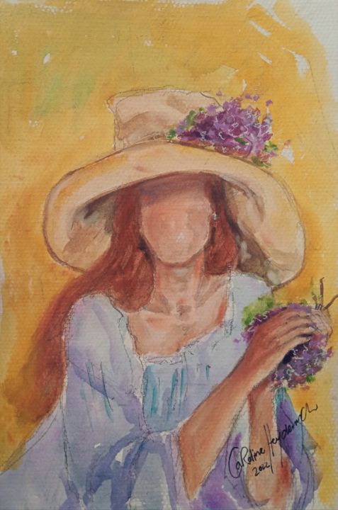 Art of the Day! ""She Holds The Season"". Buy at: ArtPal.com/gouwspetro?i=1…