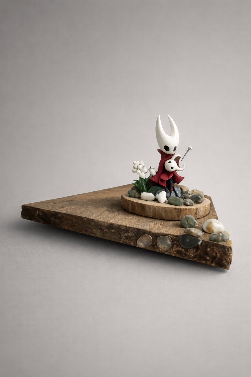 DEspiritoo's tweet image. De una figura de Hollow Knight → base personalizada con piedras y detalles para mi escritorio 🎮
El setup no es solo jugar… es hacerlo tuyo.

¿Minimalista o lleno de detalles? 👀

#HollowKnight #GamingSetup #SetupGamer #DIY #GamerLife
