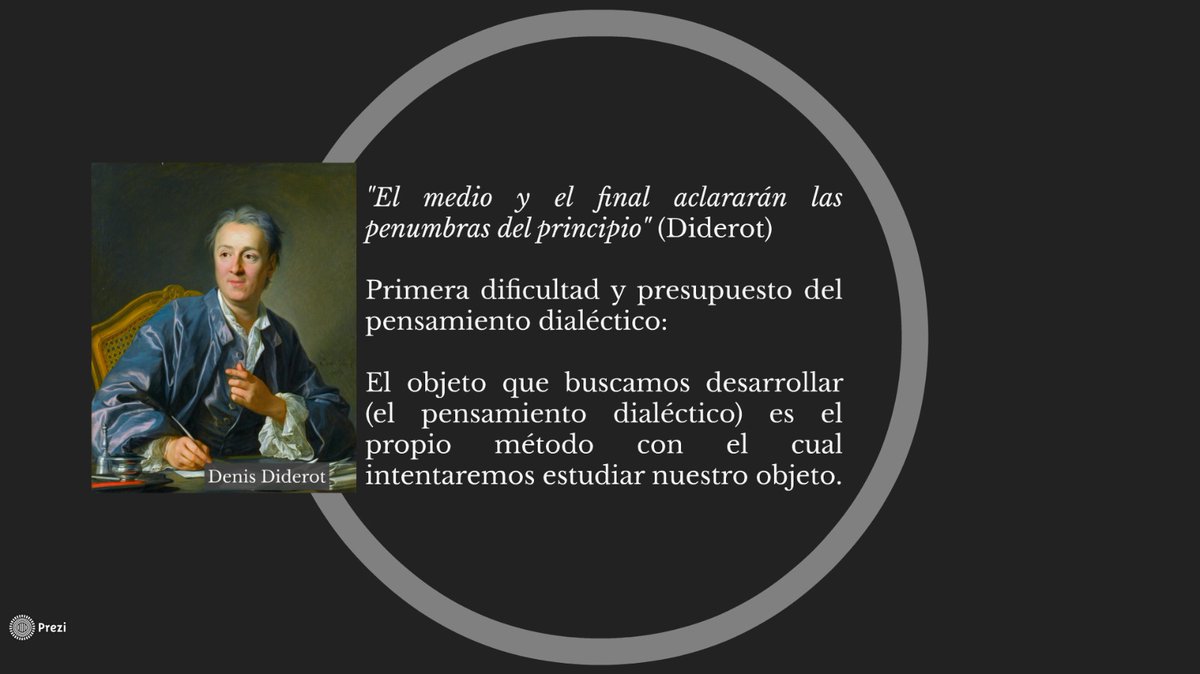 🧵En el curso 'Breve introducción al pensamiento dialéctico' buscamos ofrecer una presentación lo más dialéctica posible de nuestro objeto: el modo de pensamiento que denominamos 'dialéctico'