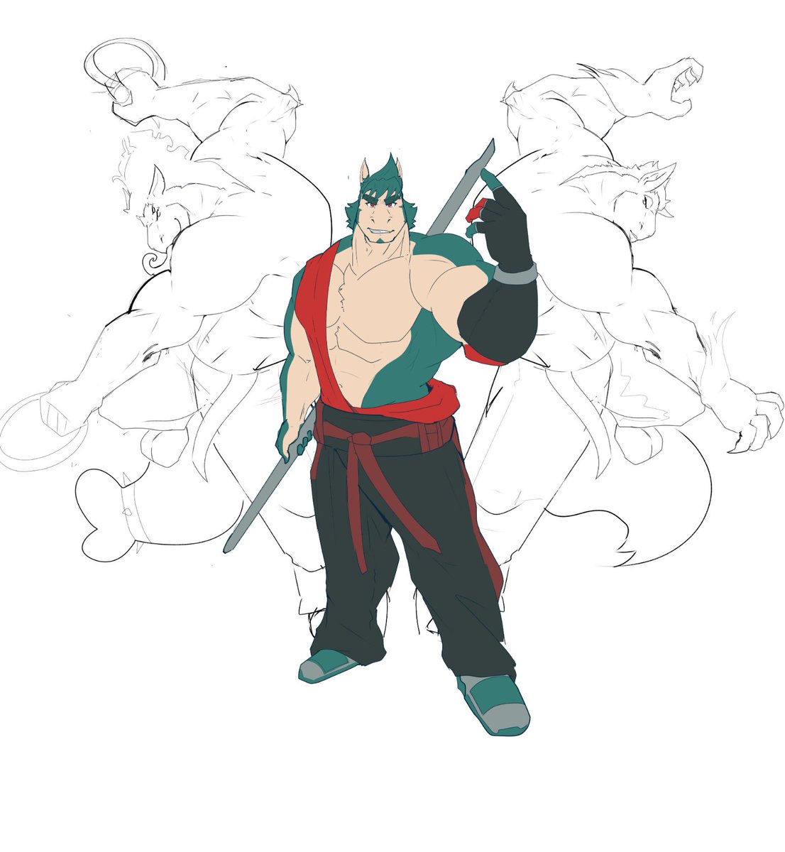 Art7Drag's tweet image. #WIP #Horse