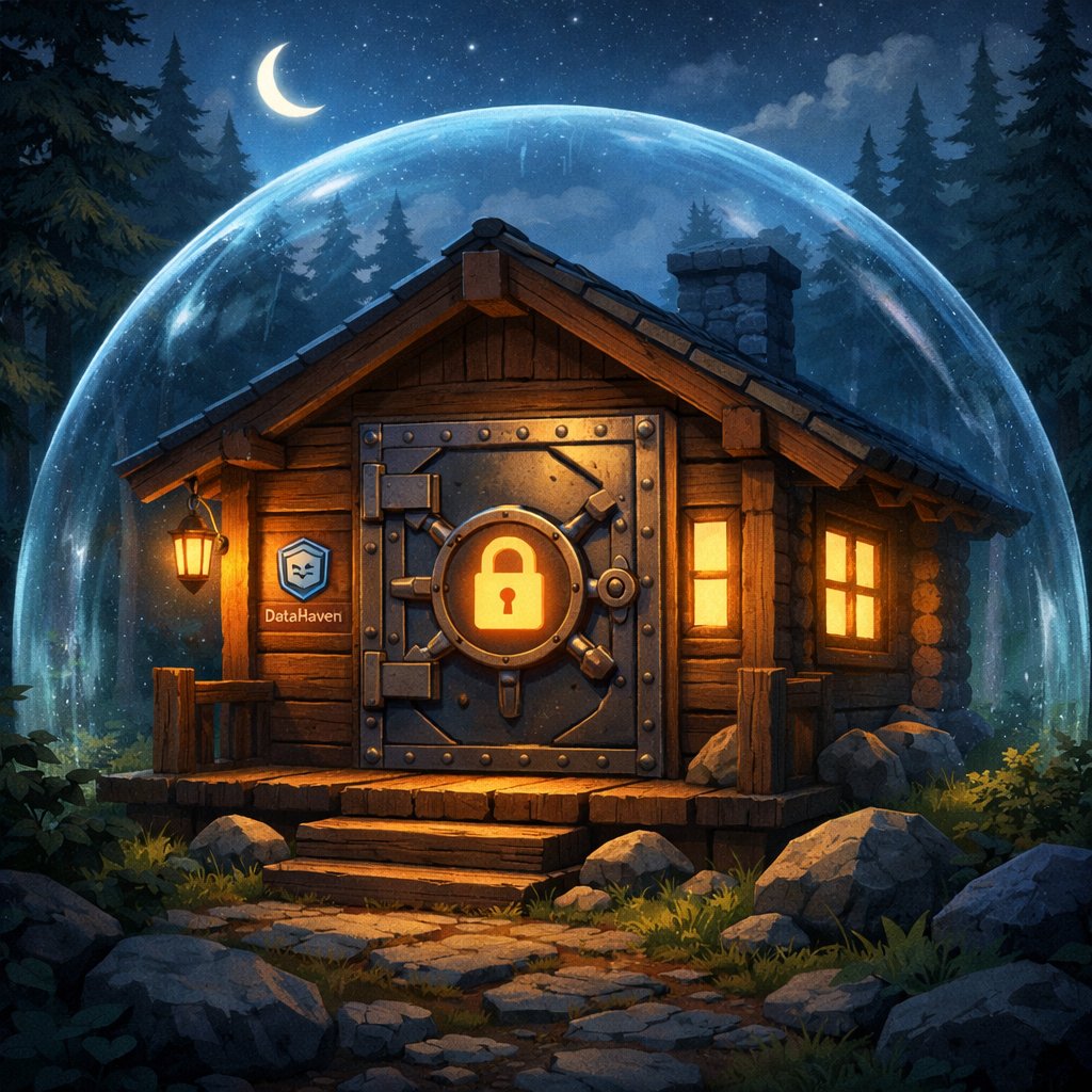 Check out my digital shelter for 
<a href="/DataHaven_xyz/">DataHaven 🫎</a>
! 🛡️

In a world of data leaks, this is my fortress: a secure, private vault for all my digital assets on the Data Haven testnet.

What does your digital sanctuary look like? Build yours and join the movement!