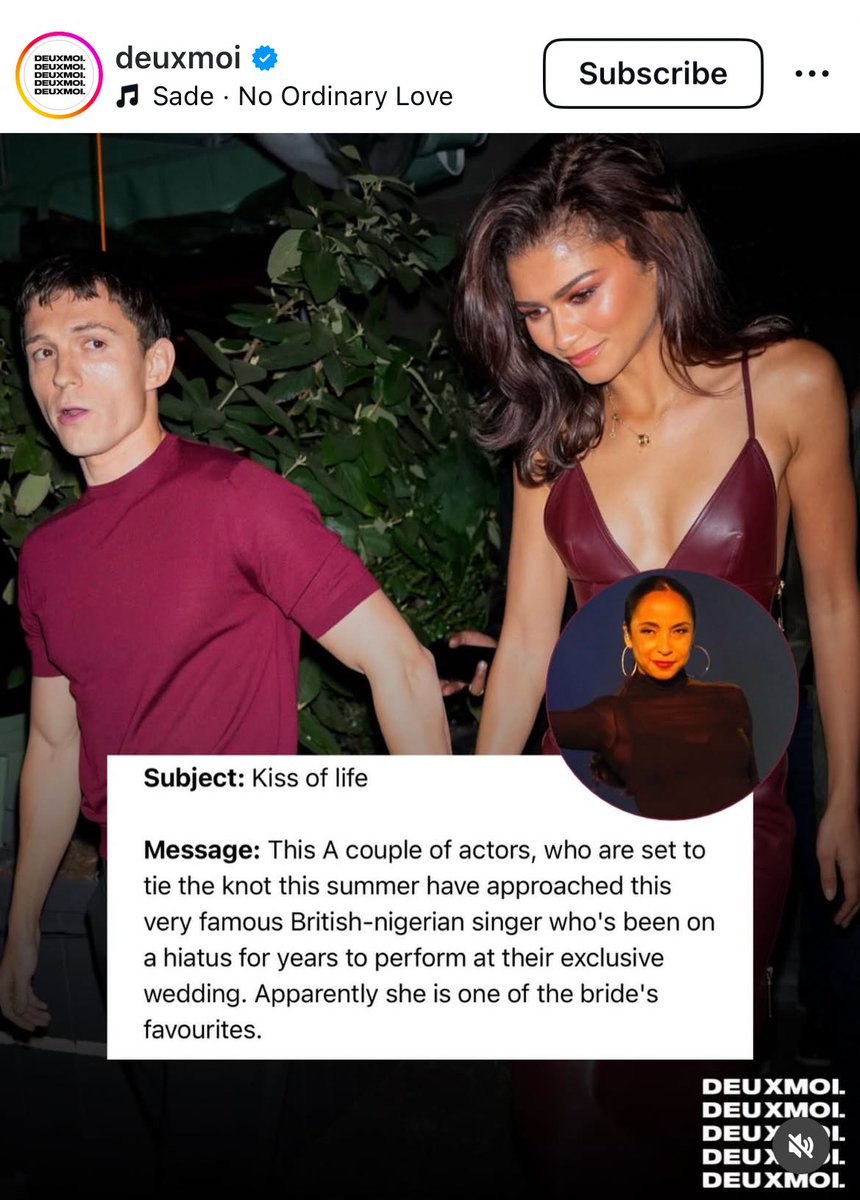 Poucas coisas mais chiques do que ter a Sade cantando no seu casamento