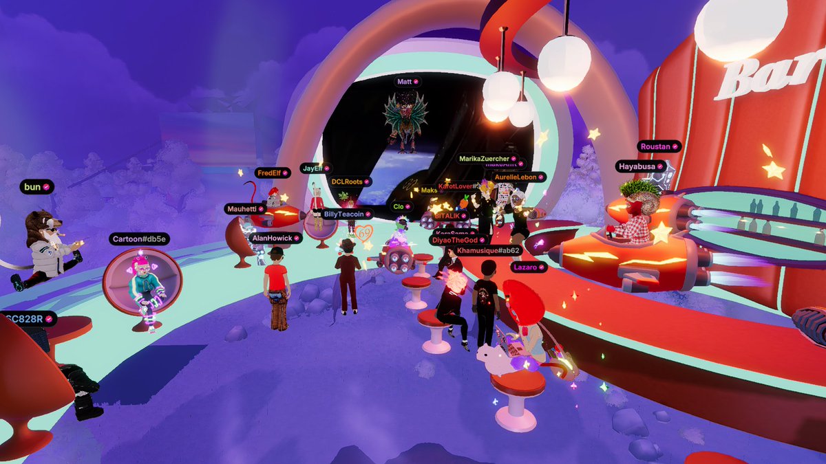 The PAR-TEA is now LIVE at the new Space Club in <a href="/decentraland/">Decentraland</a> !!!

Come pull up to the space station for some good vibes! I'll be spinning some spacey inspired tunes

decentraland.org/jump?position=…