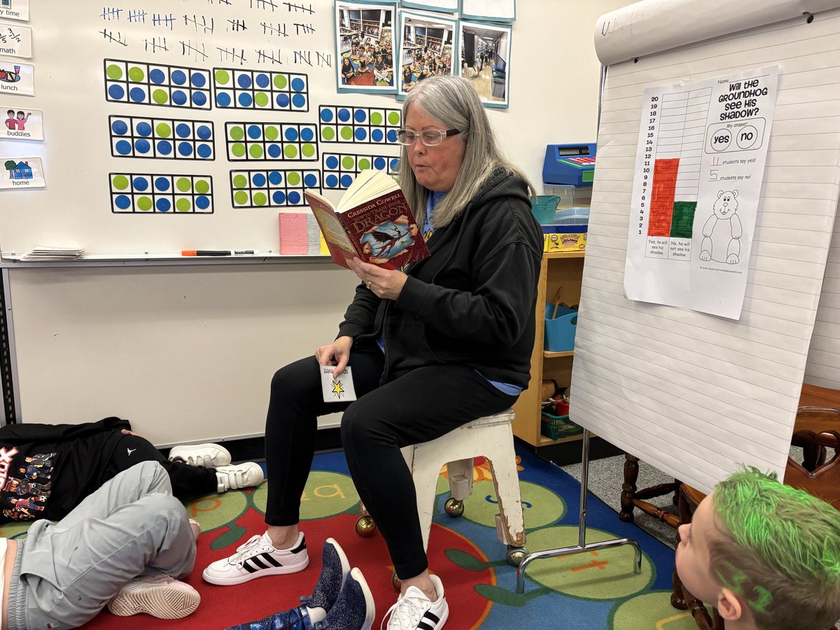 paul_allanson's tweet photo. Prince Charles Elem. One School, One Book-How to Train Your Dragon
Big thanks to Mrs. Bulat and the PC PAC for turning our library into a dragon’s lair! Amazing to see Mrs. Henry’s class so engaged with the story. #weareroyals #AbbySchools https://t.co/S7EM5G6bK5