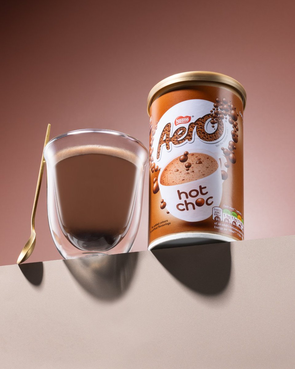 Aero's tweet image. It's National Hot Chocolate Day... why not celebrate with an Aero Hot Choc ☕🤎