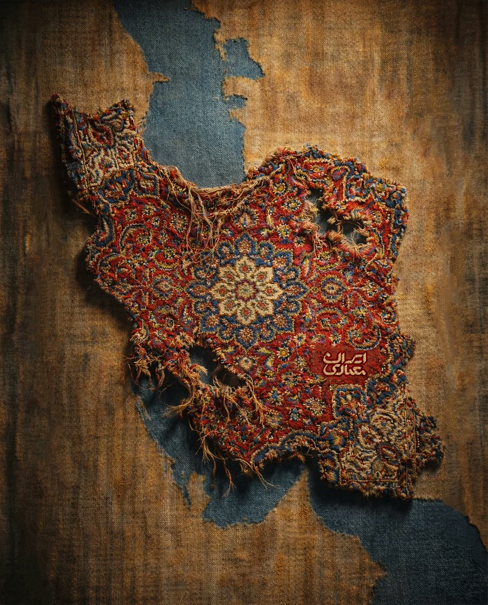 #ایران
فرشی‌ست که قرن‌ها با جان آدم‌ها بافته شده.
هر نخ،
روایتی از زیستن است؛
هر رنگ،
یادگاری از یک فرهنگ؛
و هر گره،
نام انسانی که در این سرزمین نفس کشیده.

فرش ایران،
با حذف گره‌ها زیباتر نمی‌شود.
با دوامِ آن‌هاست که معنا می‌گیرد