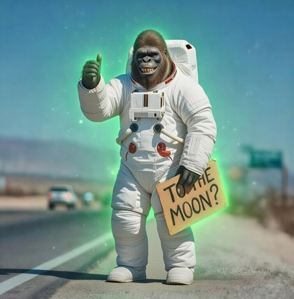 Quit chasing the moon—it's standing right in front of you.
— Big Foot.💎👣
Buckle up. The Launch is imminent 💥