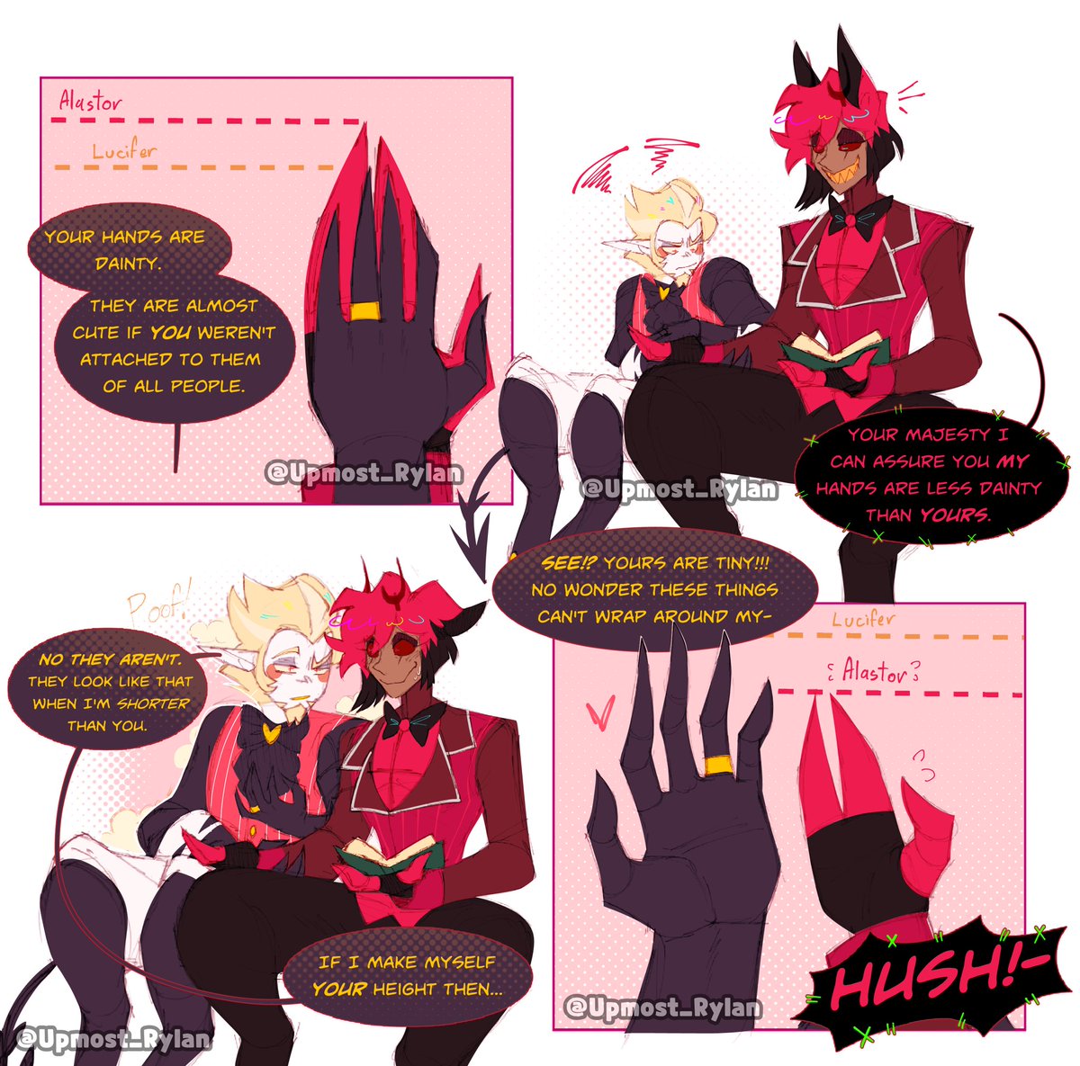 So have y'all seen the new Lucifer and alastor card?

#HazbinHotel #appleradio
