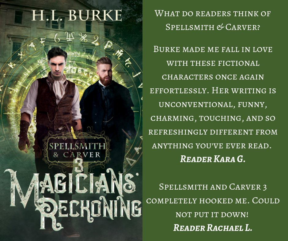 hlburkewriter's tweet image. Looking for a snarky, fast-paced fantasy series? Grab Spellsmith &amp;amp; Carver, book 1 for FREE April 24-28. Add on the rest of the series for just 99c each! amzn.to/3McqBem #fantasy #indiefantasy