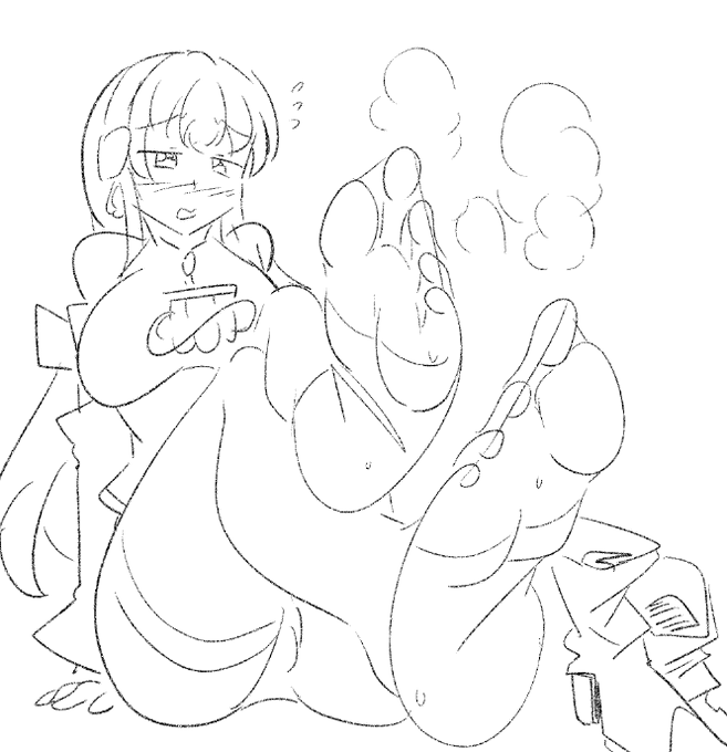 5分ルカ姉 #朝めびわ絵 #vocaloid