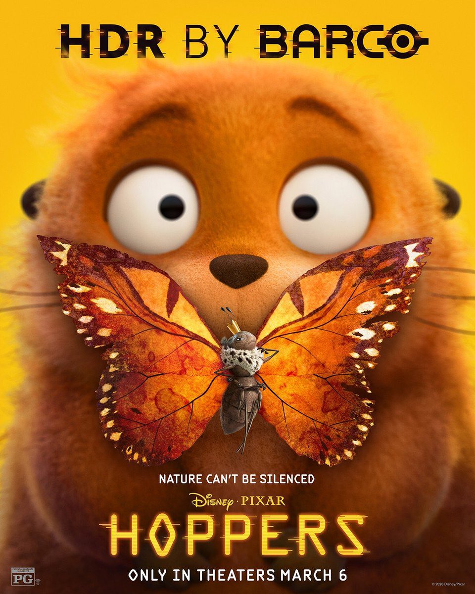 BellaLoveNote's tweet image. This is fantastic!!

Pixar’s #HOPPERS early tracking for  $40M-$50M domestic opening weekend at the box office. 

#Elemental debuted to $29.6M and went on to make over $496M worldwide becoming a surprise hit

I believe HOPPERS can go even bigger for #Disney. 

(Source @BoxOffice)