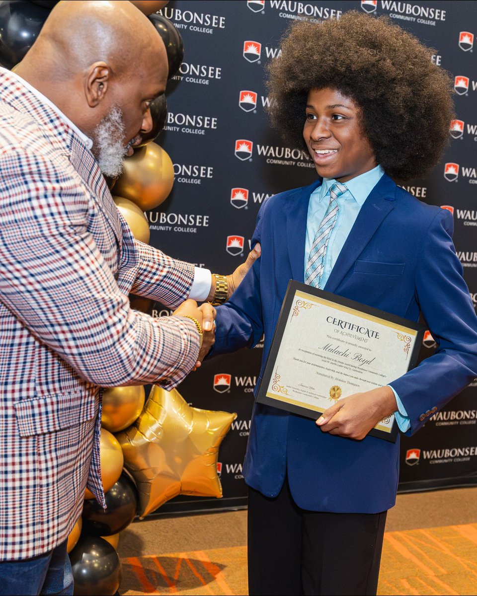 waubonsee's tweet image. Thank you to attendees of our #MLK Community Tribute! We celebrated Dr. King's legacy with inspiring words from @ClaytonMuhammad, #Waubonsee Jazz Band music, and by honoring 12 local students with our first-ever ✨ RISE to the Dream Awards. #RISE2030
 
ℹ️ waubonsee.me/4apfGqY