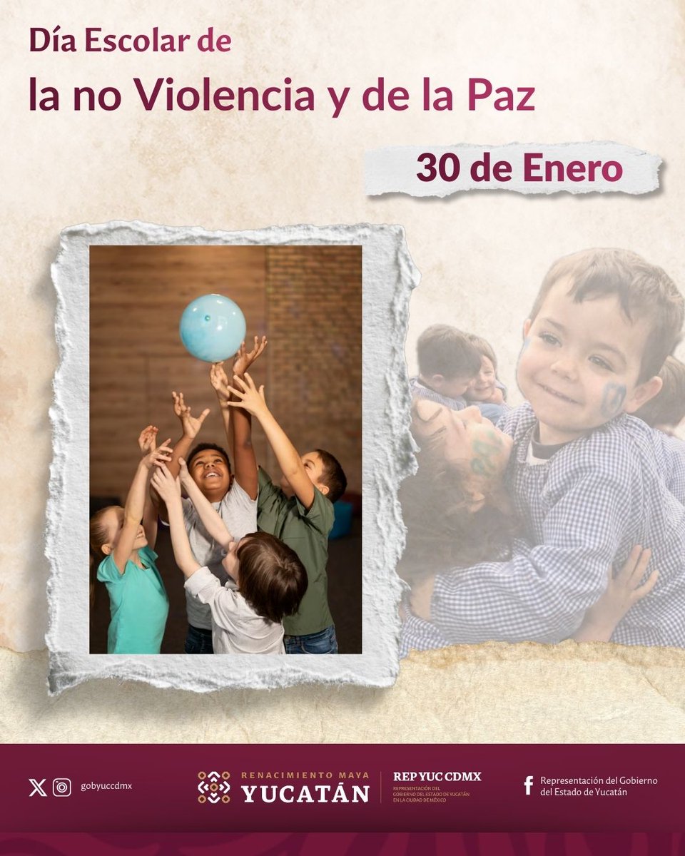 Efemérides | El 30 de enero se conmemora el Día Mundial y Escolar de la No Violencia y de la Paz, en honor a Mahatma Gandhi, promoviendo la educación para la tolerancia y el respeto.