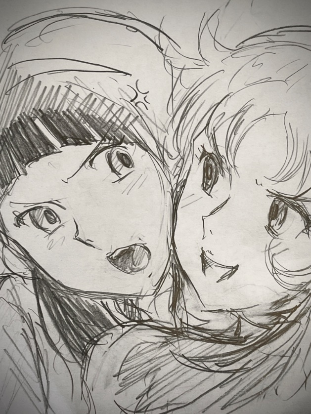 #今月かいた絵を晒そう
白黒 