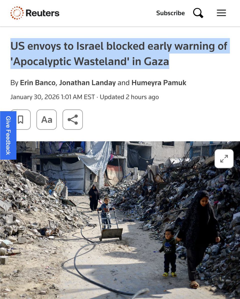 Another day, another story about how the Biden/Harris admin intentionally tried to cover up the Israeli gen*cide in Palestine so they could keep it going.

There is no hell hot enough.