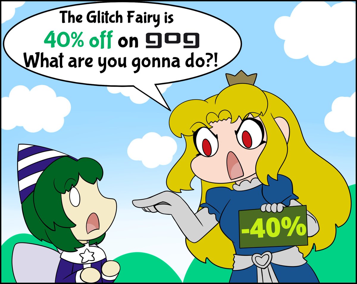 plst41's tweet image. My game, The Glitch Fairy, is 40% off on GoG!

gog.com/en/game/the_gl…

#theglitchfairy #gog