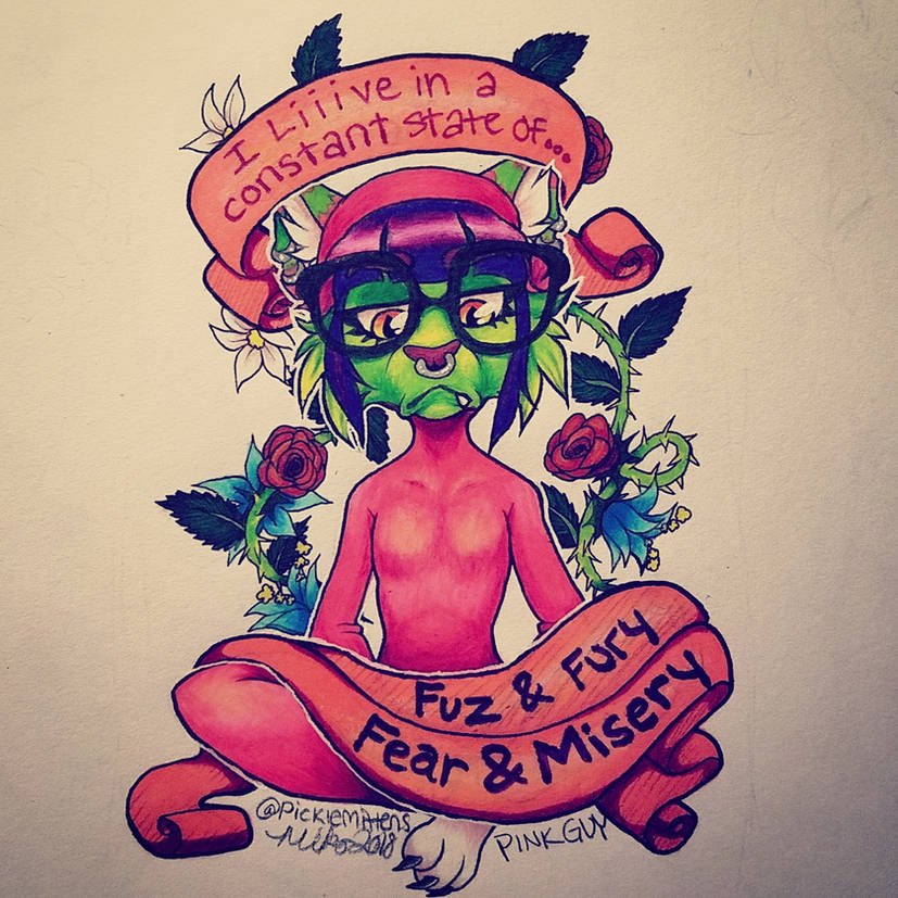 PickleMittens's tweet photo. I miss the Pink Guy days ๐ฅฒ
#pinkguy #furryart #colorpencildrawing https://t.co/xuuIQyF8FU