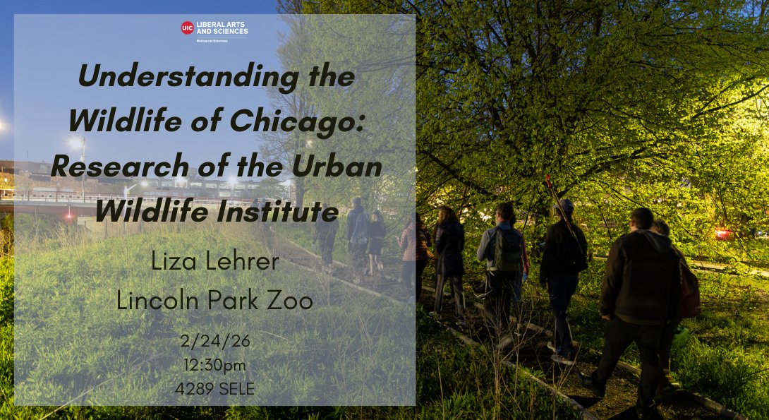 UIC Department of Biological Sciences tweet media