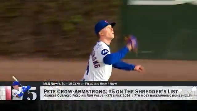 Pete Crow-Armstrong is the No. 5 center fielder on @MLBNow's #Top10RightNow.