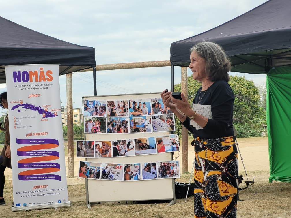 tiempo21cuba's tweet image. Con el objetivo dialogar sobre la marcha de la construcción del plan de acción en la comunidad y los aprendizajes para prevenir la violencia, se desarrolla esta tarde la mesa de diálogo comunitaria con mujeres emprendedoras de San José #LasTunas #NoMás