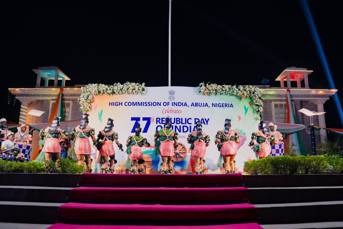 sadiqmnr's tweet photo. Celebrating unity, culture, and global friendship at the High Commission of India during the 77th Republic Day of Burundi, in great company with the Honourable Ministers and other distinguished guests. 🇳🇬 https://t.co/LFpj8ldUJd