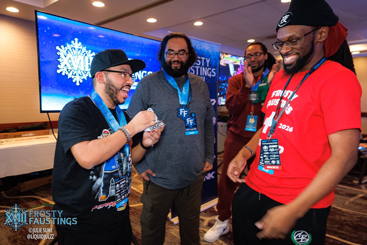 FrostyFaustings's tweet photo. Congratulations to your Top 4 Def Jam: Fight for NY at #FFXVIII2026!

🏆@goku_somedude2
🥈@Dripsugeki
🥉BlackmanPackN
🏅@Argenrost

📸: @liquidjulzz https://t.co/MHXitKjRHv