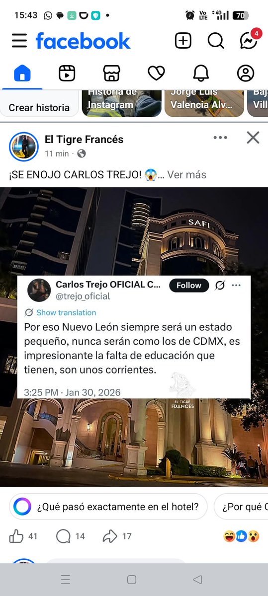 SamuelH49450's tweet photo. @trejo_oficial Tu publicaste eso, porqué sino, está página está publicado cosas falsas https://t.co/In6qpOcLHh