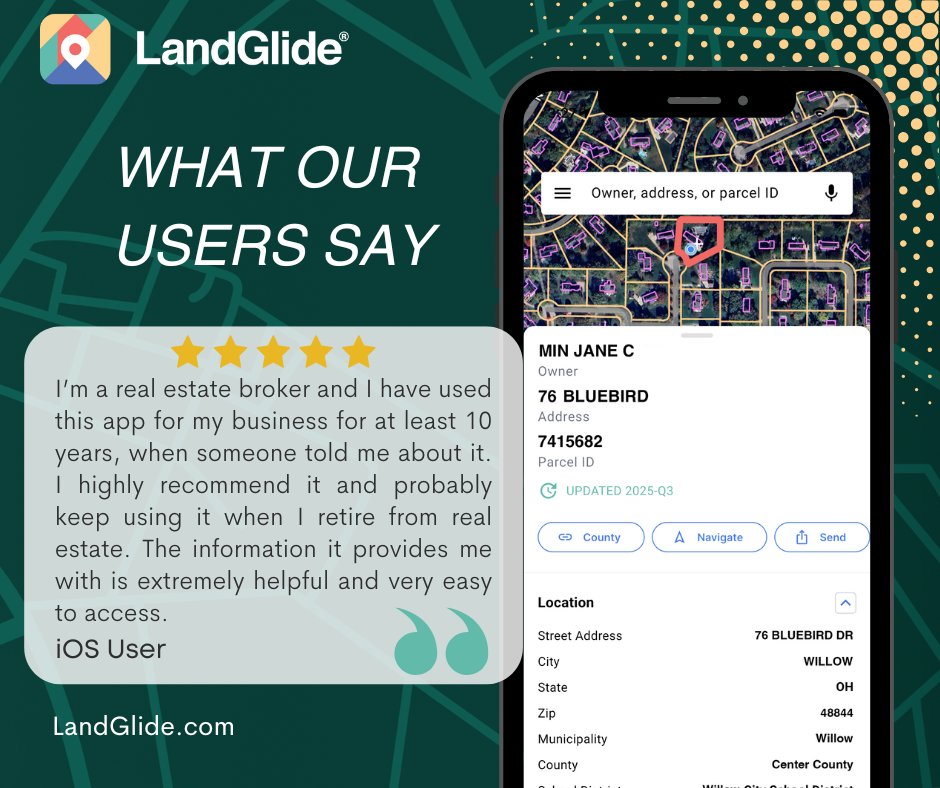 LandGlideApp tweet media