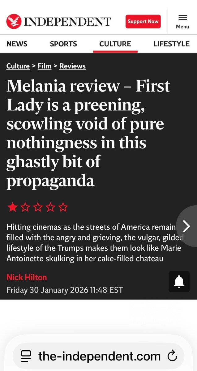 apart from this it was a fantastic cinematic experience
￼
the-independent.com/arts-entertain…