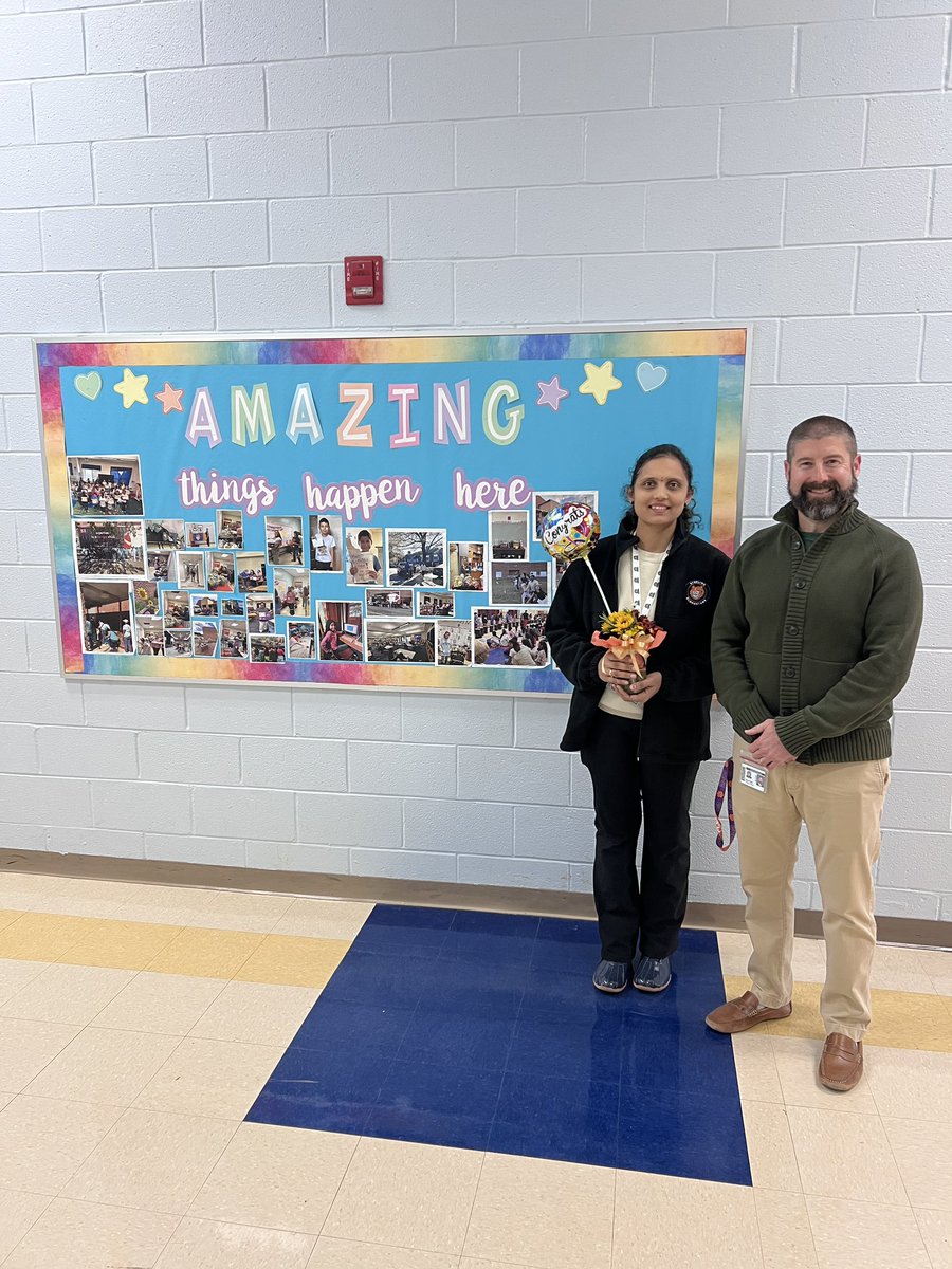 SterlingElemen1's tweet photo. 🎉Congratulations to our Teacher Assistant of the Year, Ms. Sadari!  We are so lucky to have you as a Sterling Tiger. Thank you for all you do for our students and staff! @CharMeckSchools  #sterlingpride🐯  #Crew89 #LevelUP⬆️ https://t.co/roxE0zAgMu