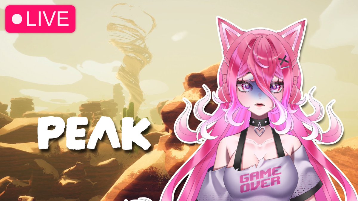 BellzisaVT's tweet image. HEY HEY BOOS! ITS GIRLS NIGHT!

I'm back playing peak with the others!

🔗 in bio!

#vtuber #peak