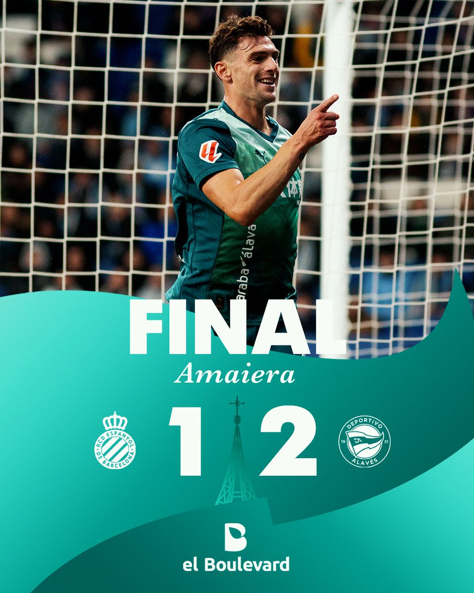 🔚 ¡¡¡𝐐𝐔É 𝐏𝐀𝐑𝐓𝐈𝐃𝐎, 𝐐𝐔É 𝐑𝐄𝐌𝐎𝐍𝐓𝐀𝐃𝐀 𝐘 𝐐𝐔É 𝐕𝐈𝐂𝐓𝐎𝐑𝐈𝐀!!!

Creímos hasta el final y sumamos el segundo triunfo consecutivo.

#LALIGAEASPORTS
#EspanyolAlavés | #GoazenGlorioso ⚪️🔵