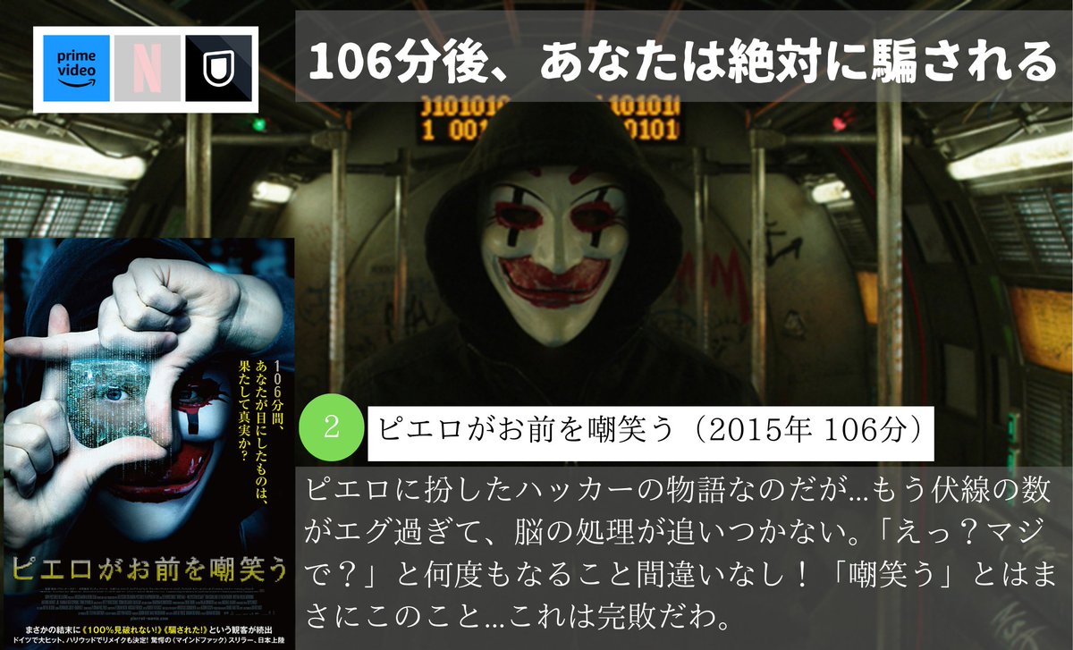 ニャンコ@4本目に最高の映画紹介 tweet media