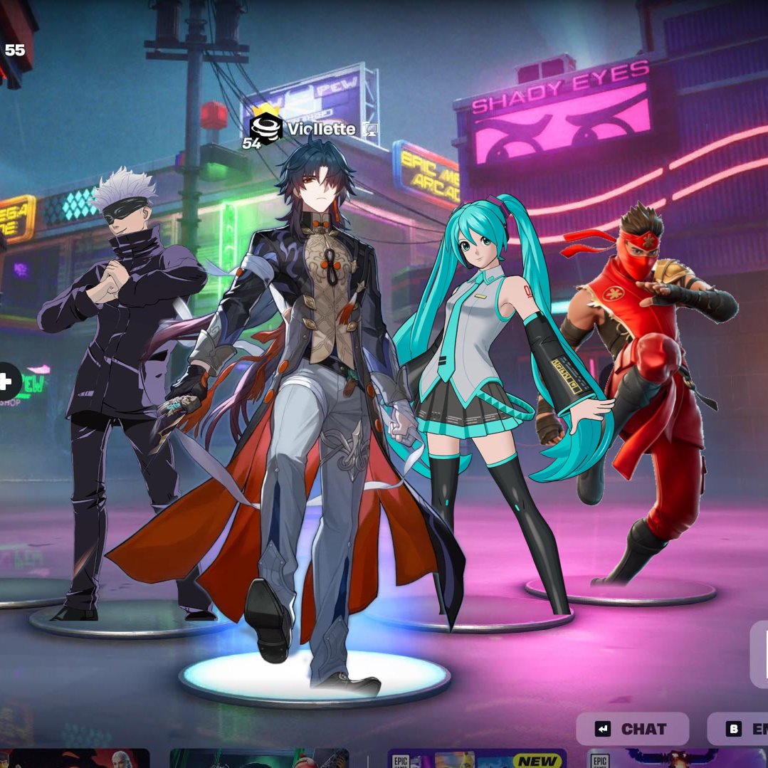 the concept of this being a genuinely real fortnite lobby