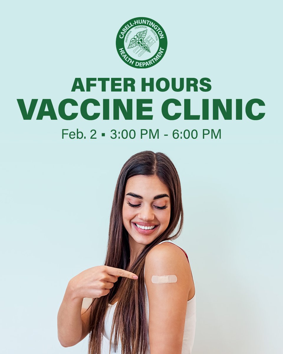 Come out to our After Hours Vaccine Clinic on Monday from 3 PM - 6 PM! Protect yourself and your community. 💉