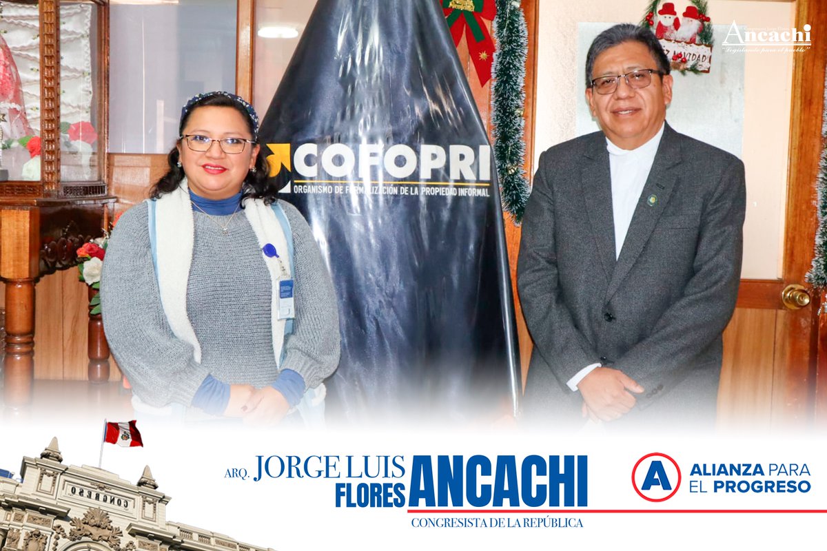 Congresista Flores Ancachi, Jorge tweet media