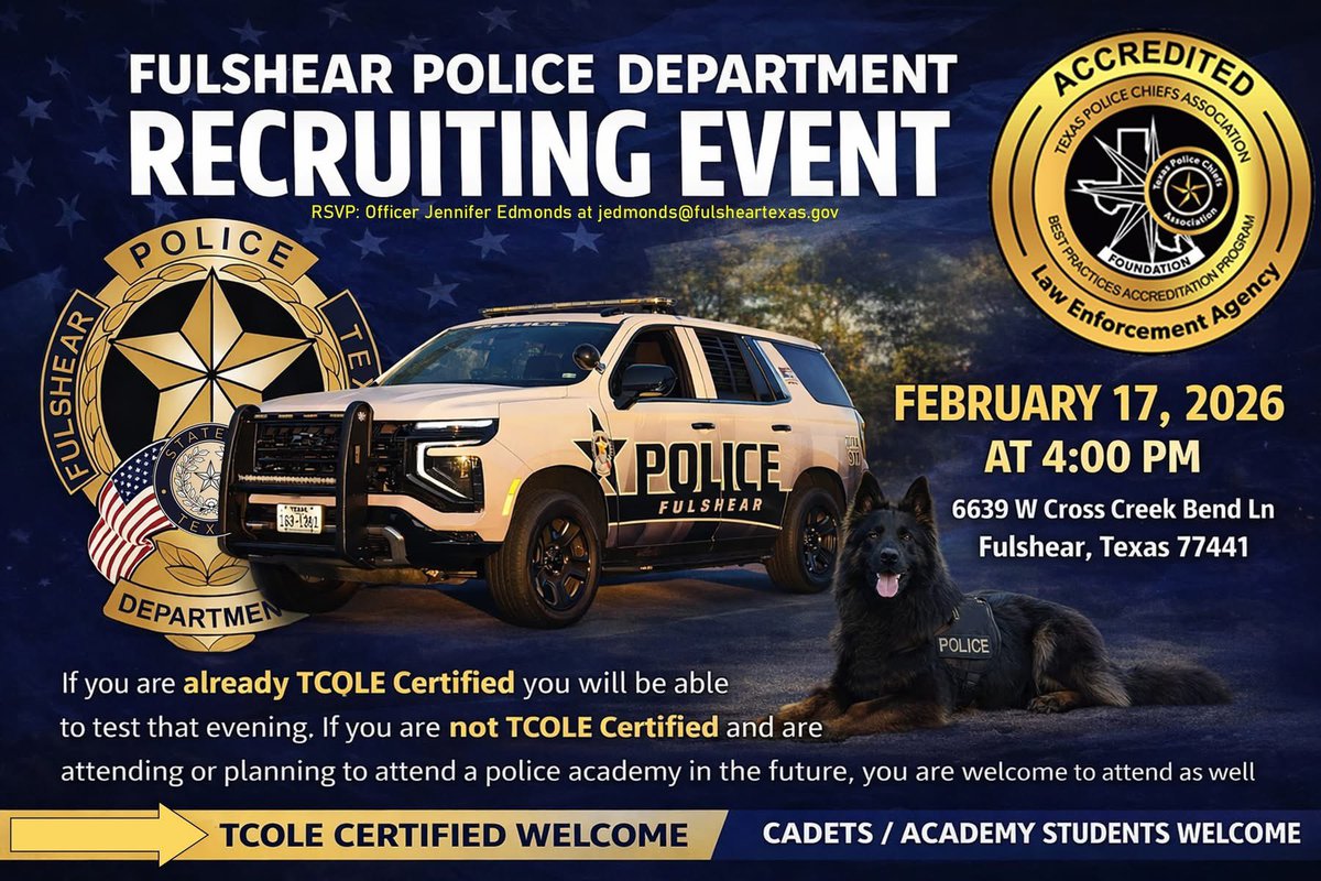 FULSHEAR POLICE tweet media