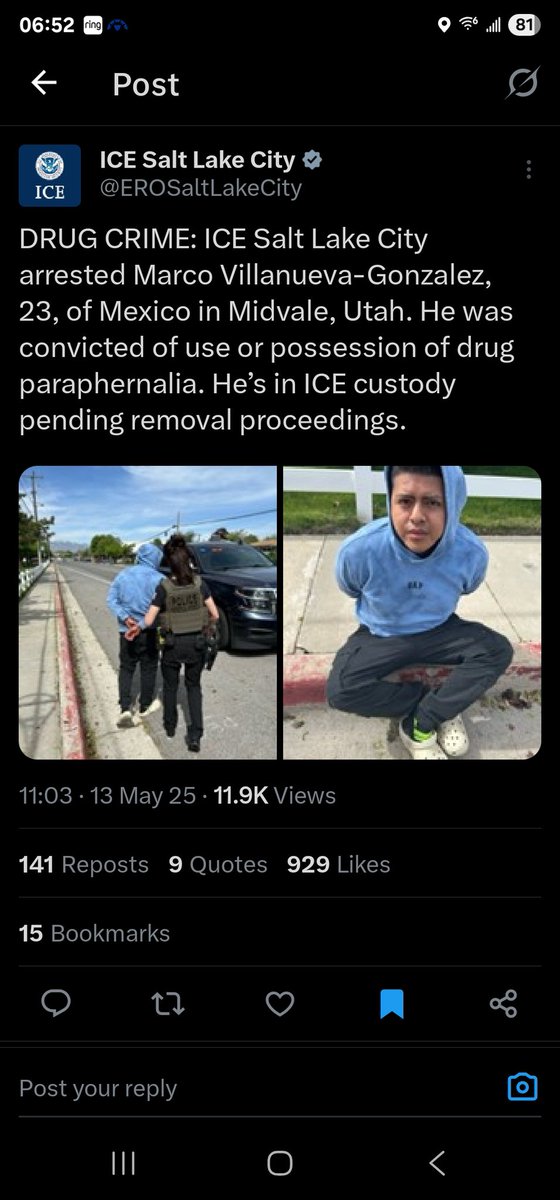 BriHeugly's tweet image. He killed my son, Jordan! Marco was driving 86 mph in a 35 mph zone, my son was walking to work. Marco got 6 months probation, still has not been deported, why?