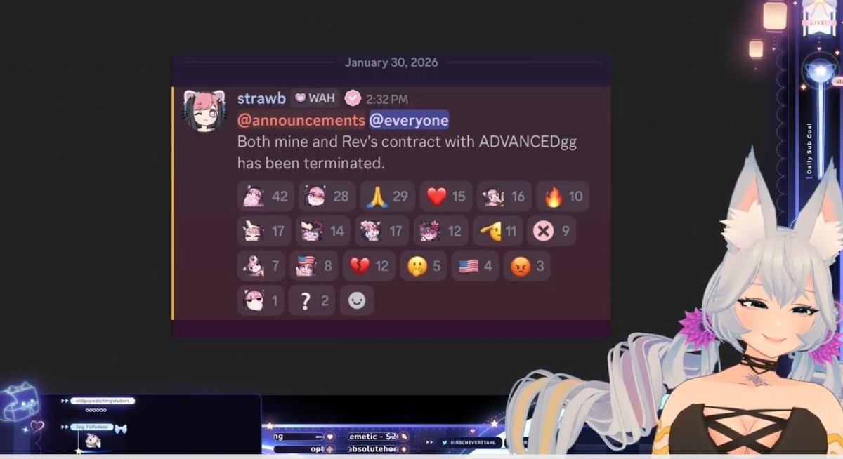 Just saw that <a href="/ADVANCEDgg/">ADVANCED®</a> terminated their contract with Rev and Strawb after pressure from the hate mob due to differing political opinions. 

Do not give this company your money. Ask for a refund on any orders you’ve made in support of Rev and Strawb over the last few days and