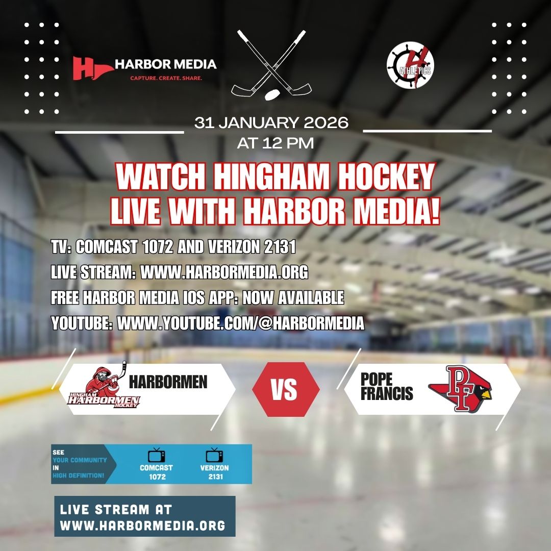 #watchharbormedia The <a href="/hinghamsports/">Hingham Sports</a> Harbormen will be facing the Pope Francis Cardinals.    

Tune in at 12 PM on Harbor Media!  
You can watch the following:  
TV: Comcast 1072 and Verizon 2131  
Live Stream: HarborMedia.org