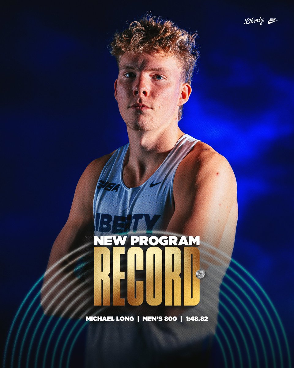Liberty_XCTF's tweet image. 1⃣st 800 as a 🔥 = new program record

Michael Long blazes to a program-record 1:48.82 in the men's 800, eclipsing the mark of 1:49.18 set by Ally Kipchirchir in 2023.