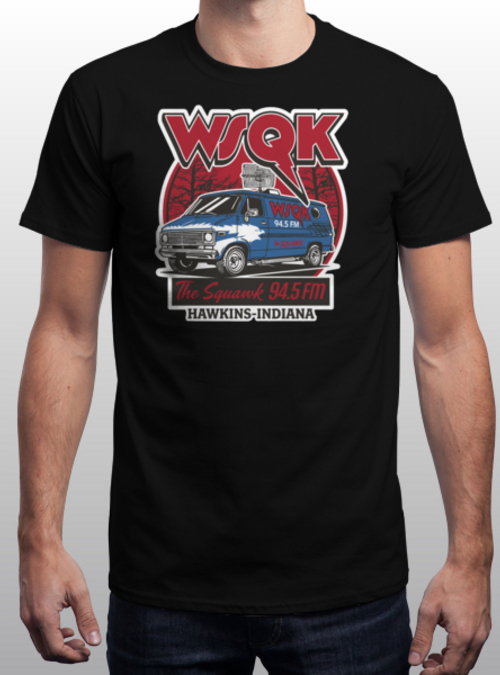 qwertee's tweet photo. "WSQK Hawkins" is today's tee on https://t.co/LdSWa6Ss6H RePost for a chance at a FREE TEE! https://t.co/oBUnSe26Qc