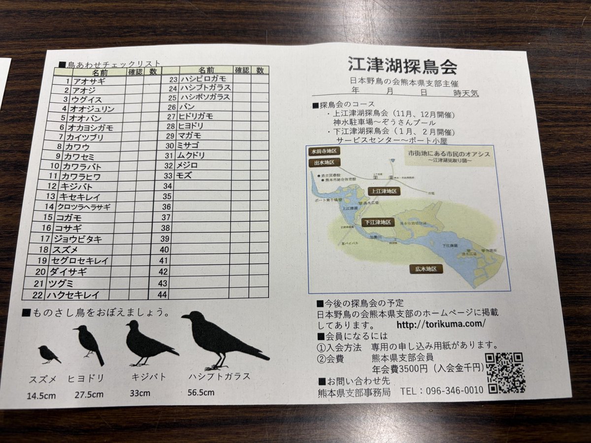 おはようございます☀
今日はこちらから🌟野鳥観察会、密かにこの日を楽しみにしてた🤭