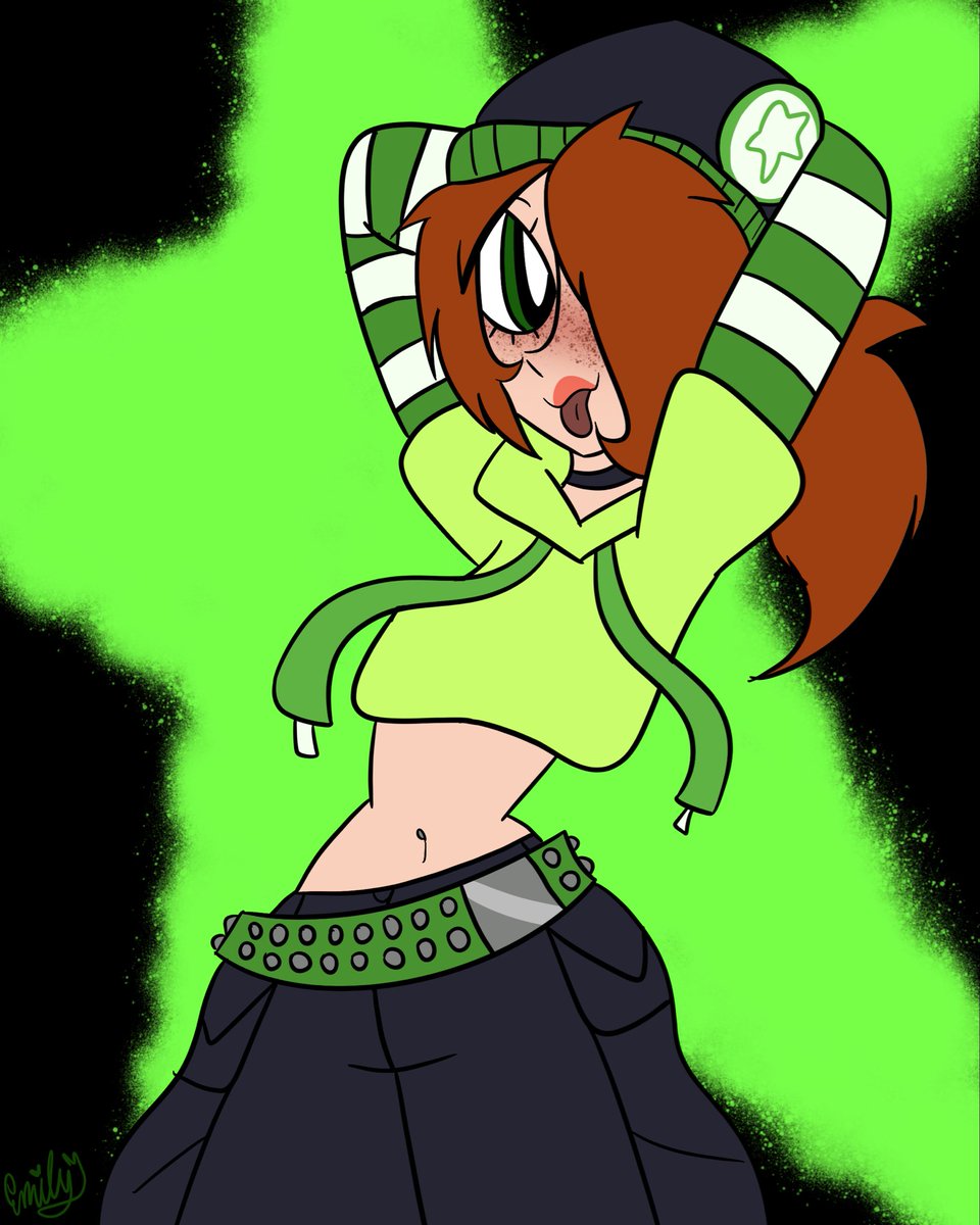 Bella in some cute green outfits.
I think it’s definitely her color ^w^
#oc #ocartist #scenegirl #sceneoc #scenecore