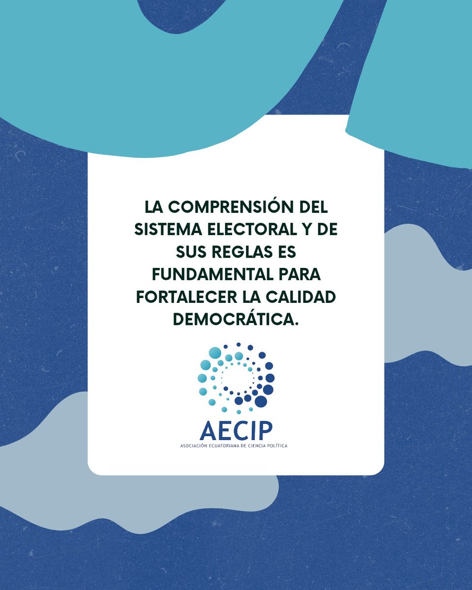 AecipEcuador's tweet photo. La compresion del sistema electoral y de sus reglas es fundamental para fortalecer la calidad democrática 
.
.
.
#aecip #costarica #elecciones #democracia #ecuador https://t.co/qvuvrcPEBU
