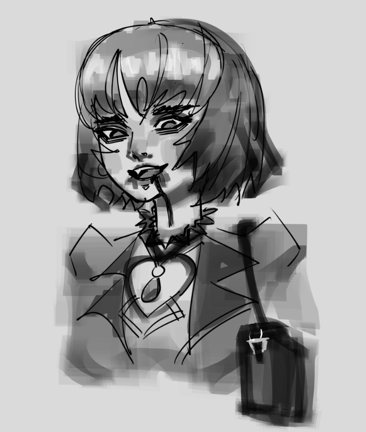Vellie_VT's tweet photo. A Mina Sketch! #deadlock #deadlockfanart https://t.co/4SGVWEwgeg